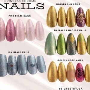 Princess Chrome Nail Set